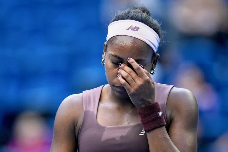 A drained Gauff falls to Mertens at China Open